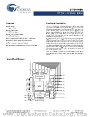 CY7C1049BNL-17VC datasheet pdf Cypress