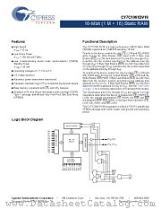 CY7C1061DV18-15ZSXI datasheet pdf Cypress