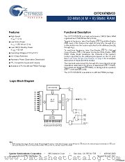 CY7C1079DV33-12BAXI datasheet pdf Cypress