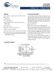 CY7C107D-10VXIT datasheet pdf Cypress