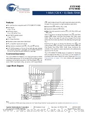 CY7C109D-10VXI datasheet pdf Cypress