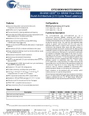 CY7C1265KV18-450BZXC datasheet pdf Cypress