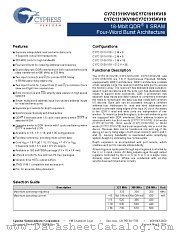 CY7C1911KV18-300BZXC datasheet pdf Cypress