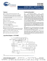 CY7C1354C-166AXC datasheet pdf Cypress