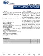 CY7C1355C-133AXC datasheet pdf Cypress