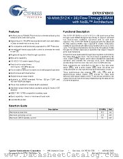 CY7C1371DV33-133AXI datasheet pdf Cypress