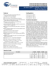 CY7C1413KV18-333BZI datasheet pdf Cypress