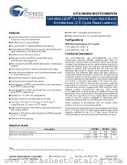 CY7C1665KV18-450BZXC datasheet pdf Cypress