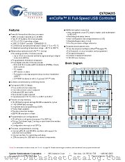 CY7C64215-28PVXC datasheet pdf Cypress