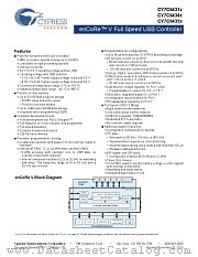 CY7C64315-16LKXCT datasheet pdf Cypress