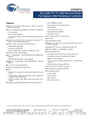 CY7C64713-100AXC datasheet pdf Cypress
