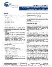 CY7C66113C-LTXCT datasheet pdf Cypress