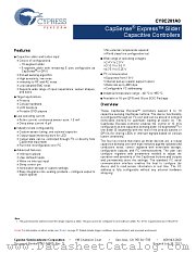 CY8C201A0-SX2I datasheet pdf Cypress