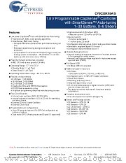 CY8C20536A-24PVXIT datasheet pdf Cypress