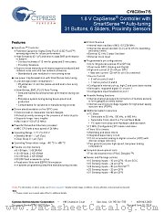CY8C20237-24LKXIT datasheet pdf Cypress