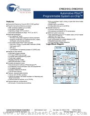 CY8C21512-24PVXA datasheet pdf Cypress