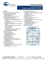 CY8C21534-24PVXAT datasheet pdf Cypress