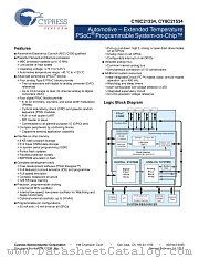 CY8C21334-12PVXE datasheet pdf Cypress