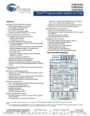 CY8C22545-24AXIT datasheet pdf Cypress