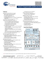 CY8C24423A-24LTXI datasheet pdf Cypress