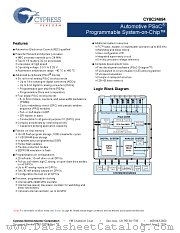 CY8C24894-24LFXA datasheet pdf Cypress