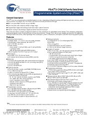 CY8C3246AXI-131T datasheet pdf Cypress