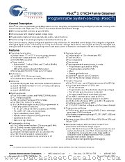 CY8C3446AXI-105T datasheet pdf Cypress