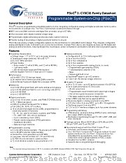 CY8C3666LTI-203 datasheet pdf Cypress