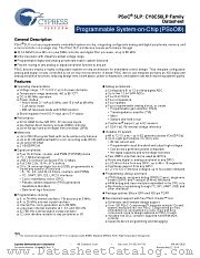 CY8C5667LTI-LP009 datasheet pdf Cypress