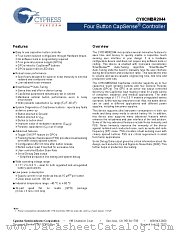 CY8CMBR2044-24LKXI datasheet pdf Cypress