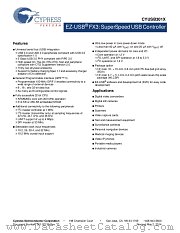 CYUSB3014-FBXCT datasheet pdf Cypress