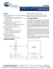 FM16W08-SG datasheet pdf Cypress