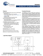 FM25640B-GTR datasheet pdf Cypress
