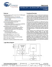 FM25CL64B-GATR datasheet pdf Cypress