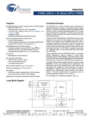 FM25V20A-GTR datasheet pdf Cypress