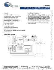 STK11C68-SF45I datasheet pdf Cypress