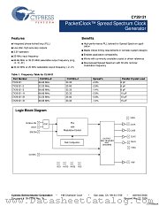 CY26121KZXI-21T datasheet pdf Cypress