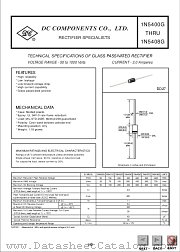 1N5404G datasheet pdf DC Components