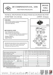 BR254 datasheet pdf DC Components