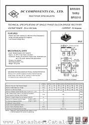 BR506 datasheet pdf DC Components