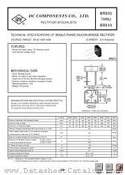BR81 datasheet pdf DC Components