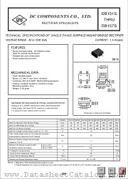 DB151S datasheet pdf DC Components