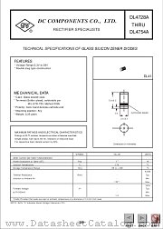 DL4739A datasheet pdf DC Components