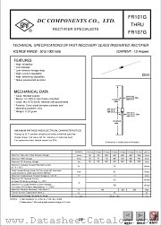 FR101G datasheet pdf DC Components