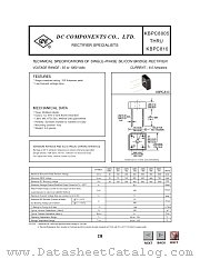 KBPC810 datasheet pdf DC Components