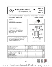 KBU10K datasheet pdf DC Components