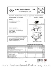 MB5001W datasheet pdf DC Components