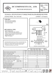 RS506 datasheet pdf DC Components
