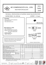 S1A datasheet pdf DC Components