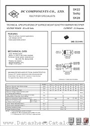 SK22 datasheet pdf DC Components